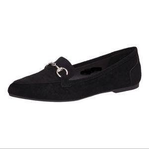 Browns Black Suede Horsebit Loafers Similar to Gucci Princetown Size 37